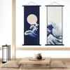 Benjia Tapestry Rod Magnet Natural Wood A4 Poster Frame Width 21cm Tenugui Poster Hanger Furoshiki Noren Rod Namie Amuro Wall Hanging Poster Interior
