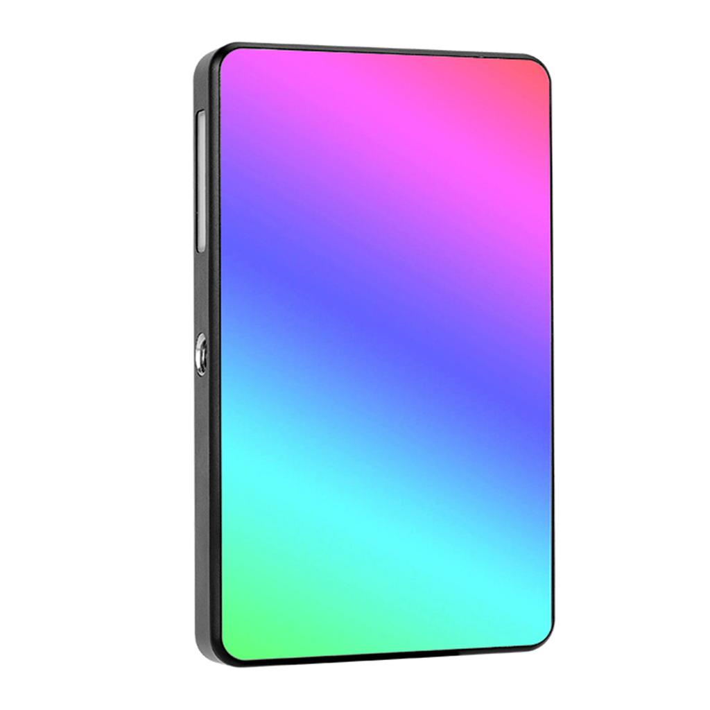 RGB LED Videoleuchte Tragbares LED Kamera Licht Panel 0 360 Vollfarbe CRI 95+ 2500 9000K Dimmbares Fotografie Fülllicht
