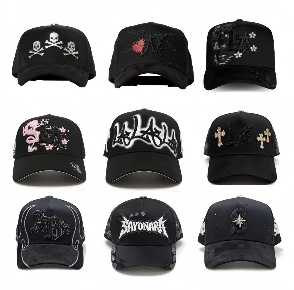 2510 Custom Logo New Plain Sports OEM Cotton Snapback Baseball Embroidery Logo 6 Panel Fitted Hats Caps