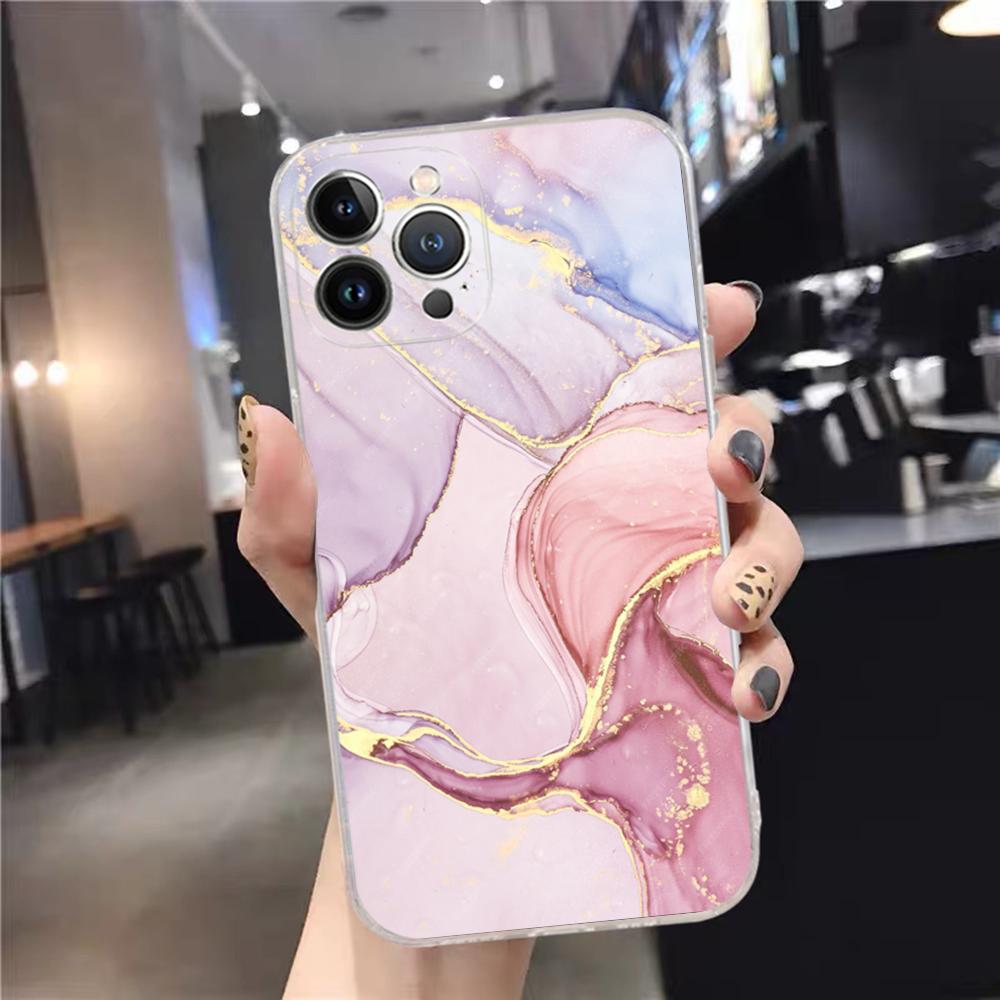 Marble fashion Phone Case For iPhone 15 14 11 12 13 Mini Pro XS Max Cover 6 7 8 Plus X XR SE 2020 Funda Shell
