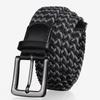 Men's Elastic Belt Canvas Casual Fashion Stretch Braided Working Belt High Quality Elastic for Pants Jeans Trouser Male Straps