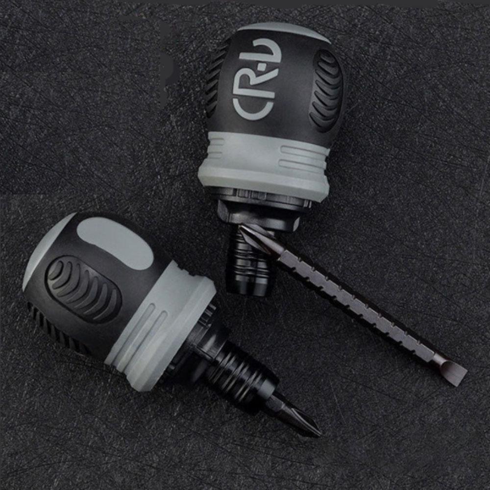 Short Screwdriver repair Tools Mini Ratchet Portable Small Screw Driver Kit Car cellphone Handle Precision Repair kit Hand Tools