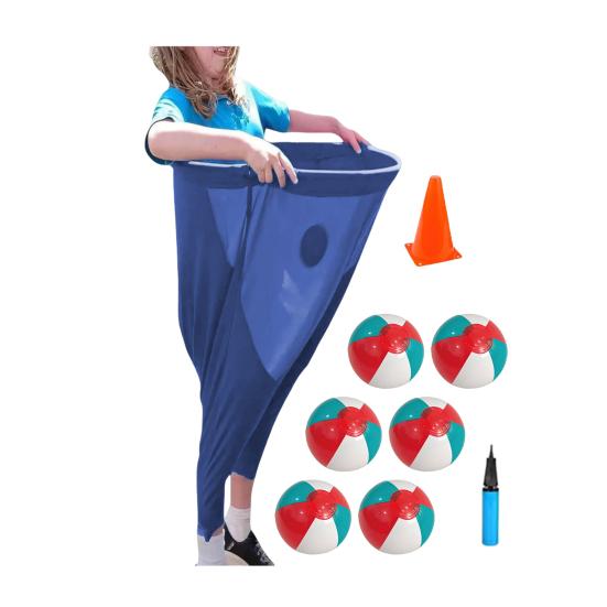 Hra na dvorek Granny Pants Set Obří venkovní hry s míči a kužely Zábavné trávníkové hry pro rodinná setkání, večírky, pikniky