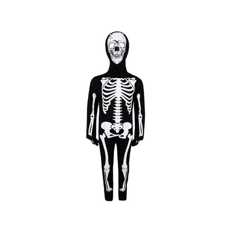 Halloween Skeleton Costume For Kids With Glowinthe Dark Features For Stage And Party Use