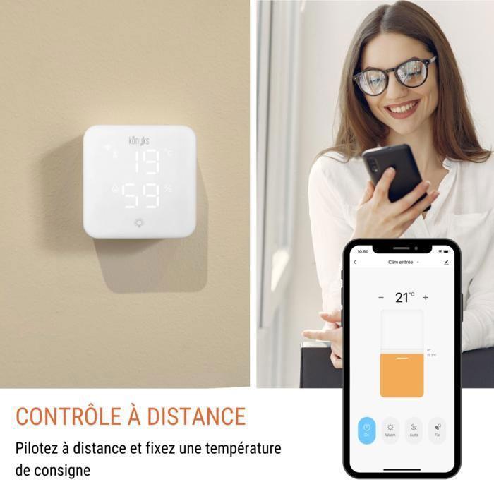 Thermostat Wi-Fi Pour Pompes À Chaleur Et Climatiseurs