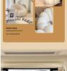 Pumpkin Style Cream Recliner: Comfy Single Sofa for Small Apartments