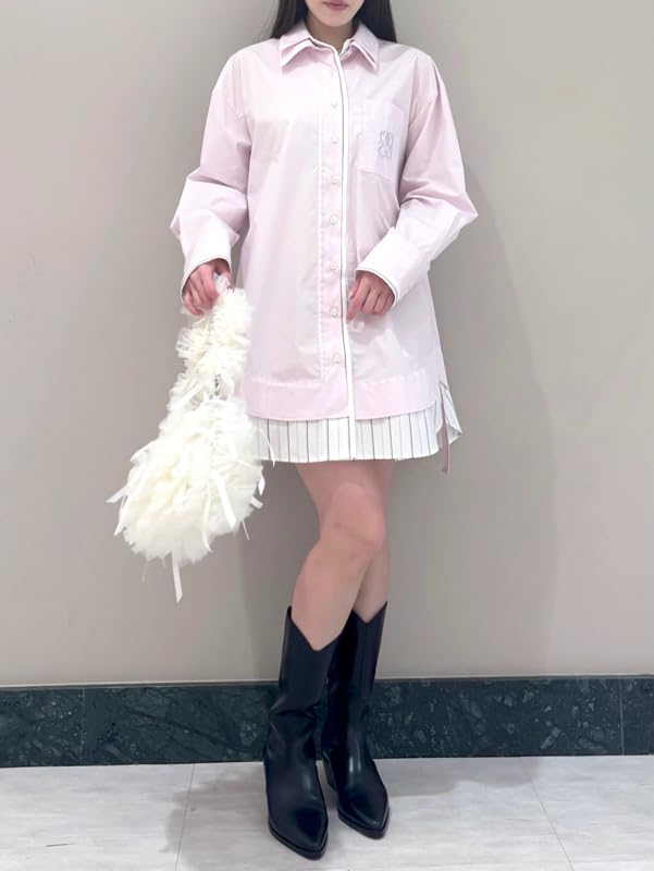 Sustaina Layered Shirt Tunic SWFO251090PNKF