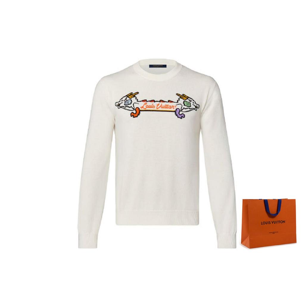 Louis Vuitton Bluza męska X Nigo2 SS22 Biała 1A9GO3