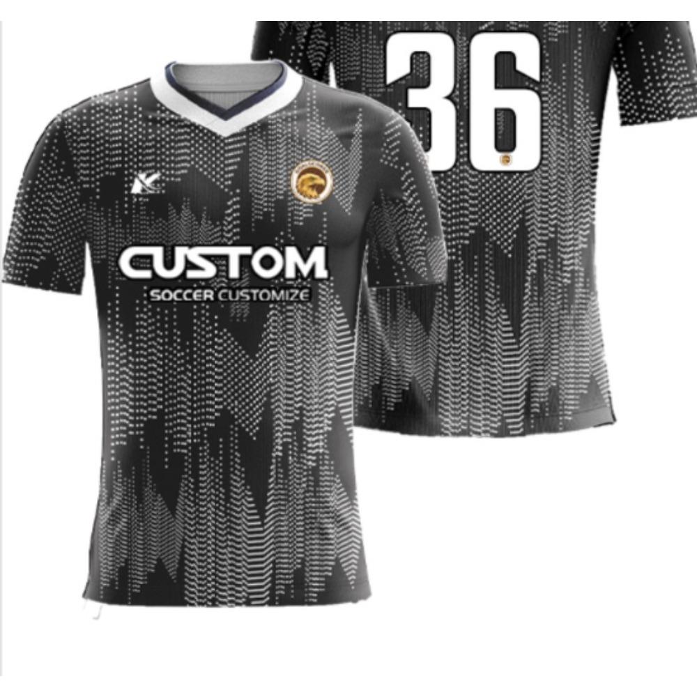 2026 Mode Köln Sonderedition Fußballtrikot Erwachsene Schwarz Gold Muster Schnelltrocknend Fußball Training T-Shirt Familie Kinder T-Shirts M gray