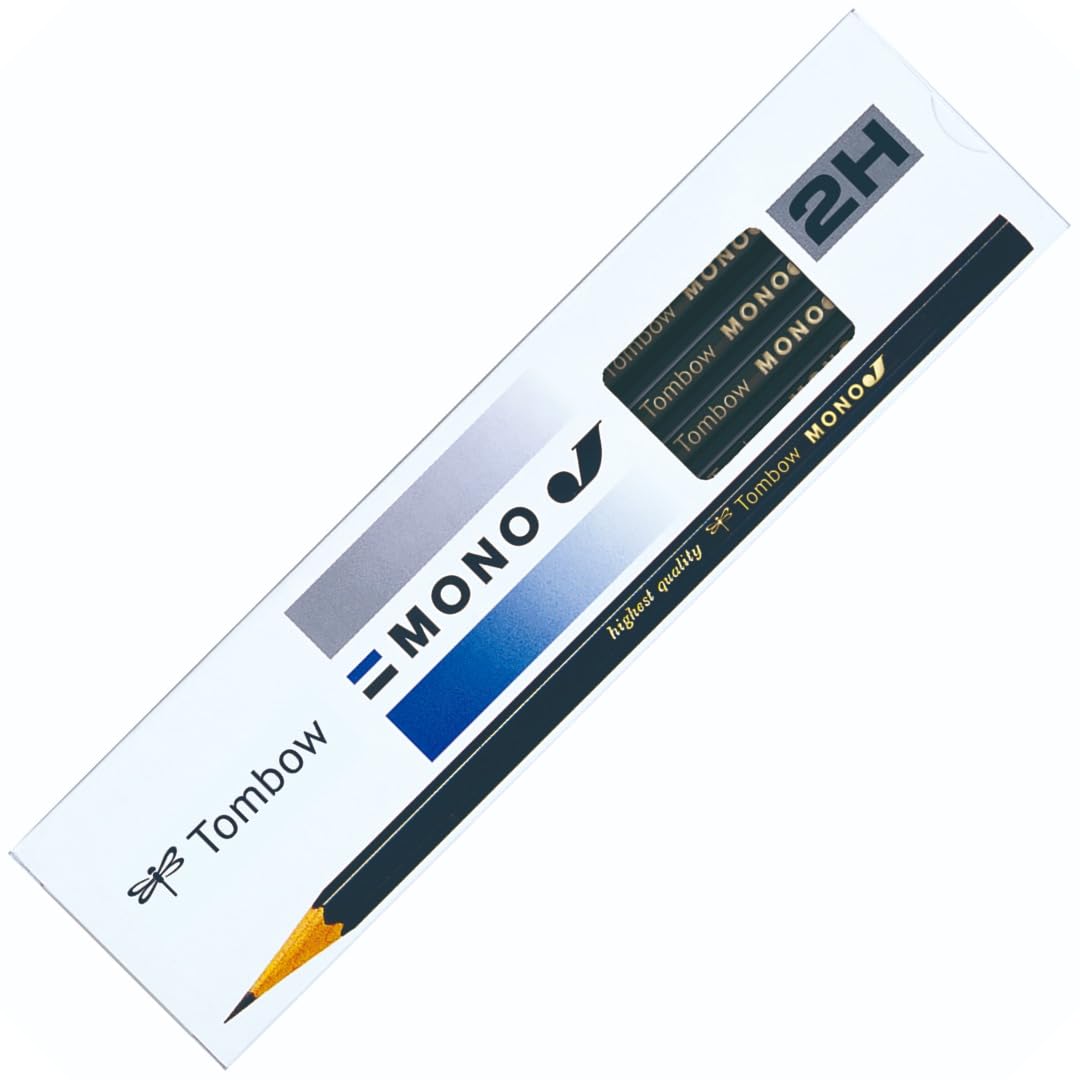 Tombow Pencil 2H MONO J Pencil 1 dozen (Ultra-fine lead) MONO-J2H