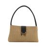 Spring Popular Large Capacity Straw Woven Bag for Women In Spring and Summer New Fashionable Shoulder Bag Casual Beach Small Square Bag