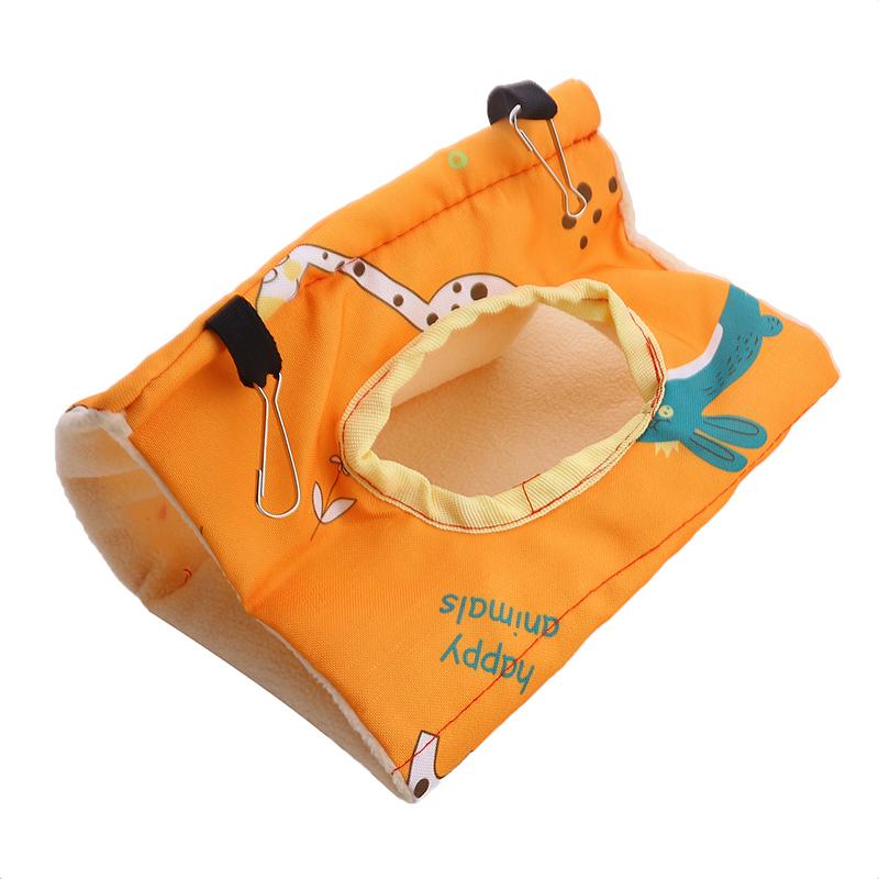 1 Stück Vogelnesthöhle, Dreieckige Belüftete Warme Hängematte für Pfau, Graupapagei, Vogelkäfig-Anhänger, Dekoratives Nest, Schlaflebensraum