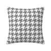 Nordic Fall Vibrant Houndstooth Pattern Cushion Cover Velvet Elegant Dogstooth Style Throw Pillow Case Decoration