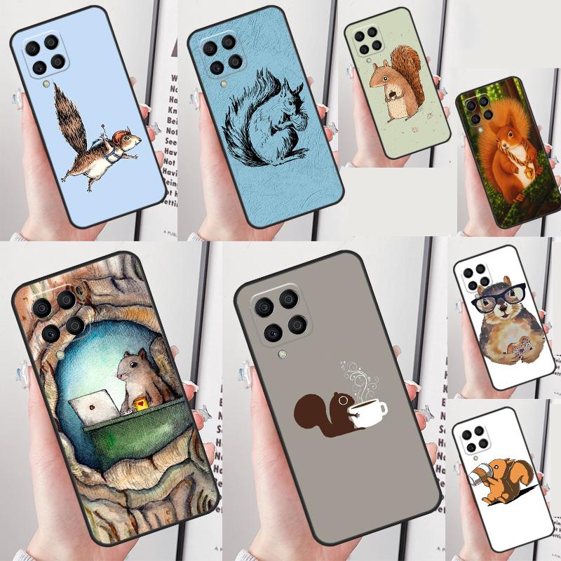 Cartoon Squirrel For Samsung Galaxy M14 M34 M54 M15 M35 M55 M13 M23 M33 M53 M31 M51 M20 M12 M52 M06 M16 Case