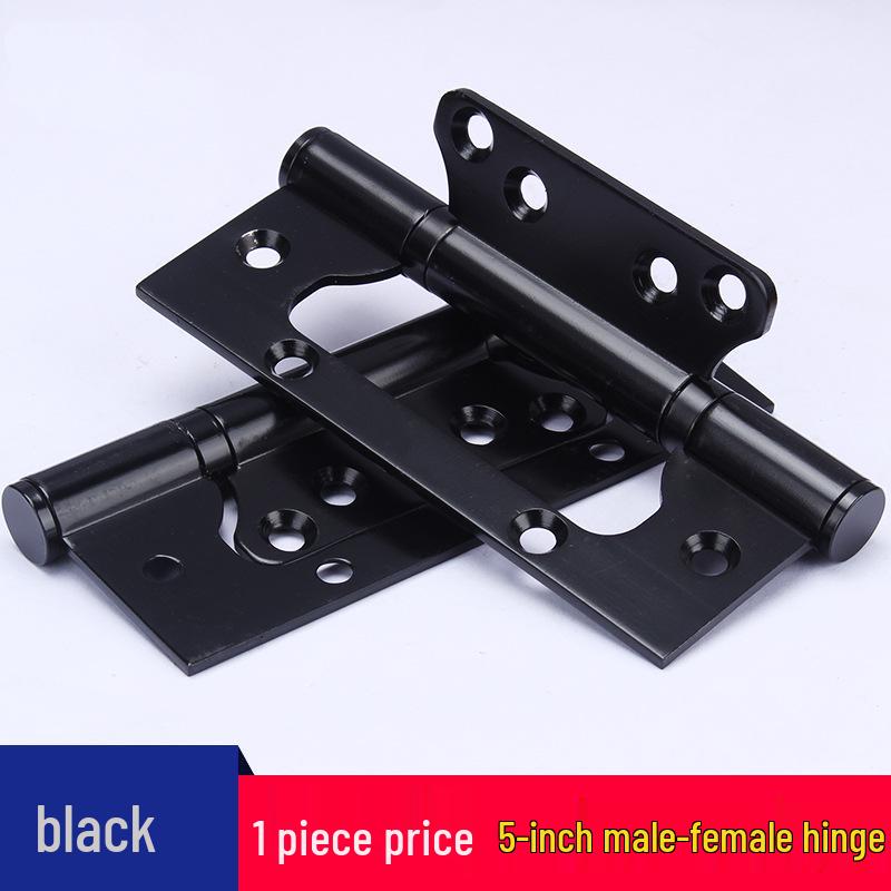 4-Inch Thickened 304 Stainless Steel Mortise-Free Silent Bearing Door Hinge