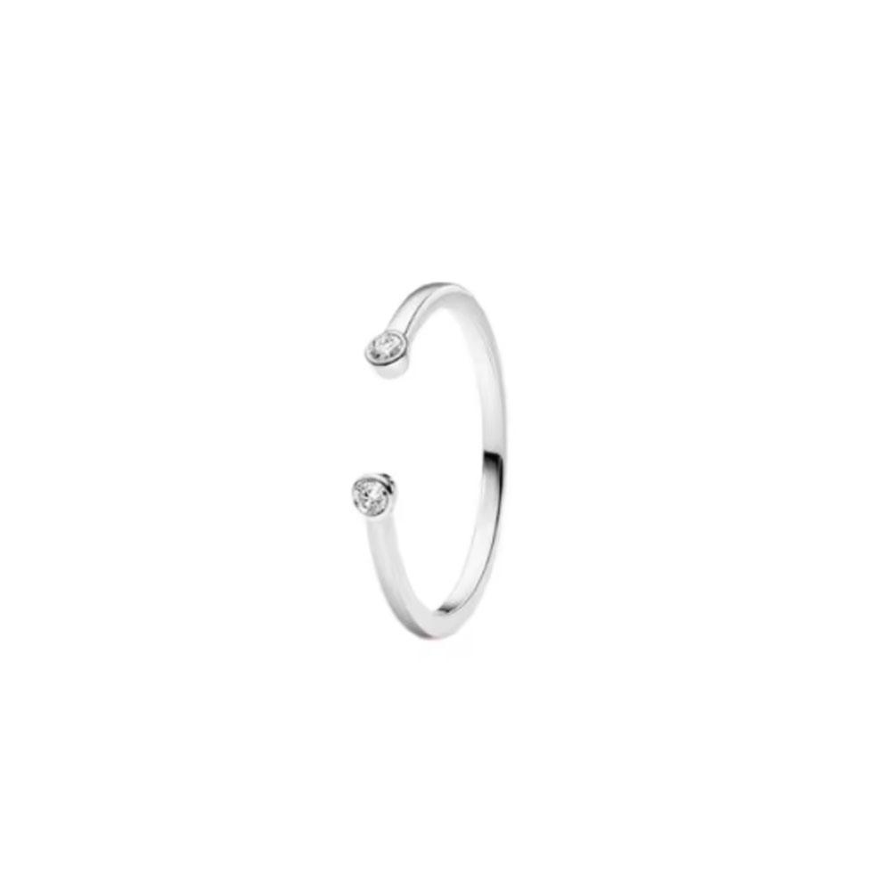 Neuer 925er Silber Herzförmiger Ring Größe 6 7 8 9 Geeignet für Valentinstag Feiertag Geschenk für Frauen DIY Hochwertiger Modeschmuck