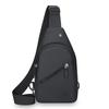 Korean Fashion Men's Chest Bag Simple Commuter Messenger Bag Multi-layer Storage Portable Travel Shoulder Bag.