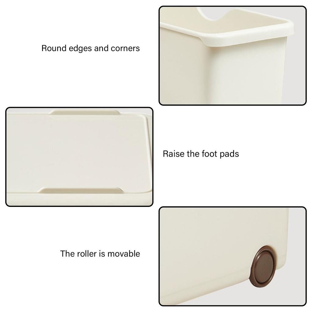 Versatile Kitchen Storage Solution with Wheels Organizer for Cabinets and Countertops Practical Pots Lid Holder Rack