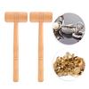 2Pcs Set Hammer Wooden DIY Making Repair Jewelry Metal Processing Tool
