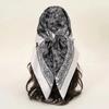 90*90 Cm  Solid Color Cashew Printed Silk Scarf Fashionable Versatile Square Scarf 90 Shawl With Multiple Colors Available