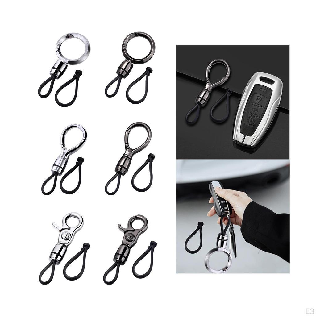 Autoschlüsselanhänger Metall Schlüsselring Universelles Zubehör Lanyard, Business Schlüsselanhänger, Motorrad