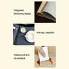 Artificial Leather Placemats Oil Resistant Chinese Style Engraved Flower Pattern Fan-Shaped Placemats Dining Table Decor