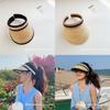 Top Open Chic Summer Uv Protection Sun Hat For Women Adjustable Cotton