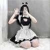 Set Lenjerie Sexy Domila Pijamale Seducție Qqny Angro Dragoste Gol Costum Maid Cosplay