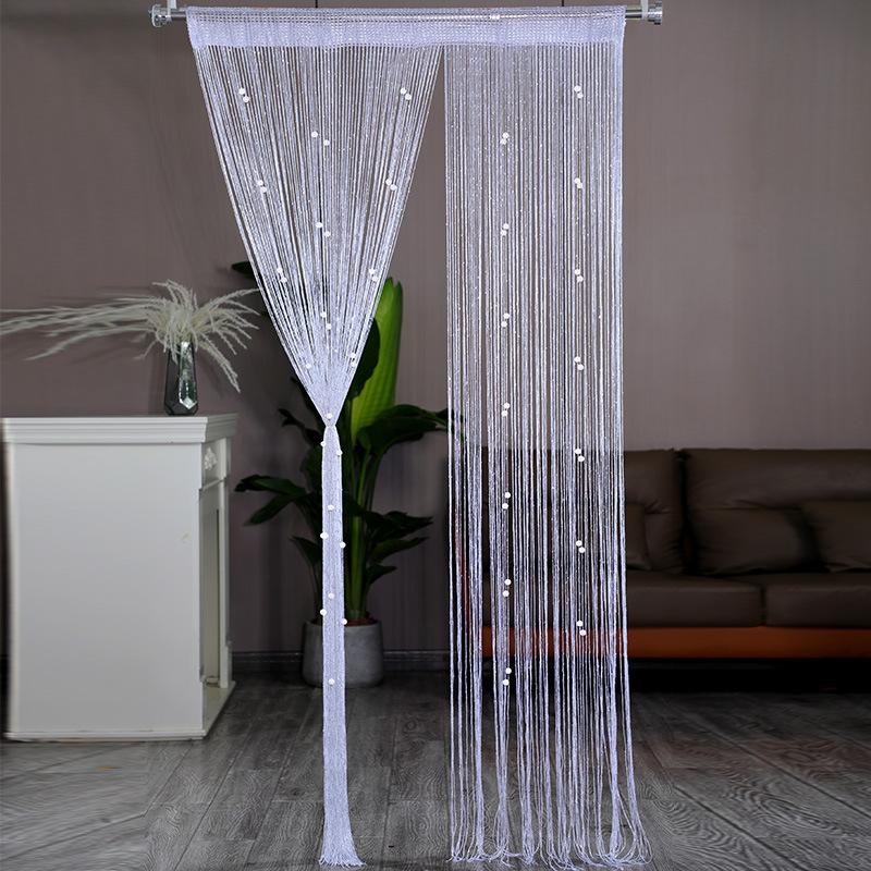 Beaded Curtain Door String Curtains for Doorway Tassels Beads Hanging Fringe Hippie Room Divider Window Hallway Entrance Wall Closet