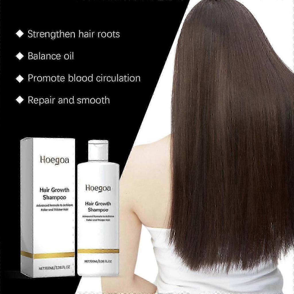 Hoegoa Rice Shampoo for Scalp Cleaning, Nourishing Hair, Repairing Hair Follicles, Smooth Hair Hair Shampoo