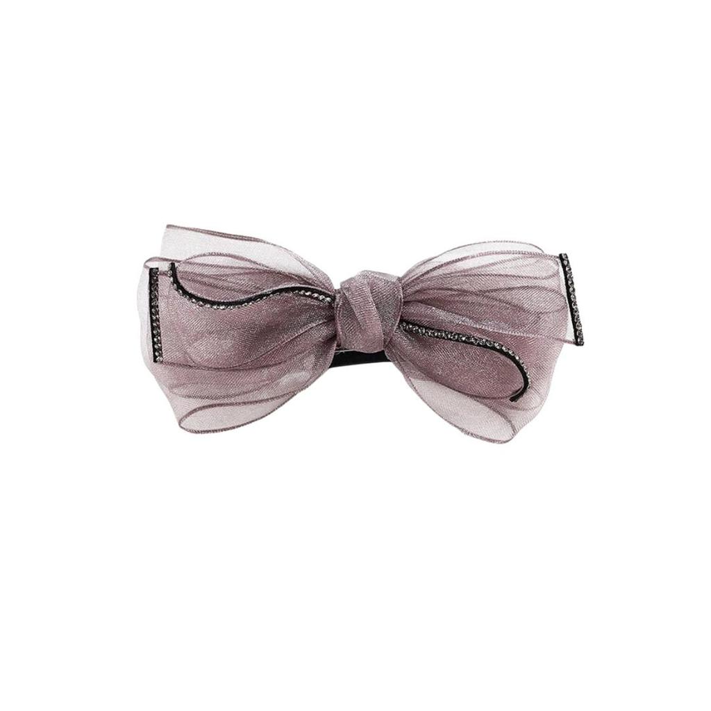 CHIMERA Bow Hair Clip, Ponytail Barrette, Half-Up Hairpin, Hair Accessory