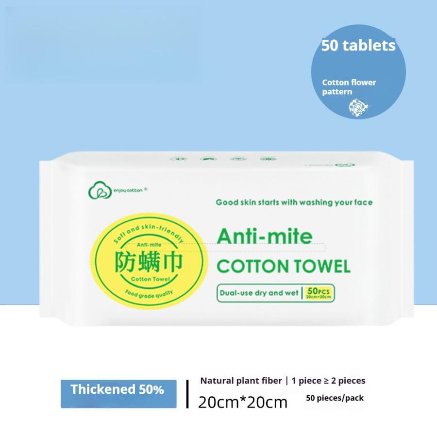 30/50/100 Stück/Packung Baumwolltuch Bambusfaser Gesichtsreinigungstücher Natürlich Einweg Waschlappen für Gesichtstücher Weich Saugfähig Umweltfreundliche Reinigungstücher
