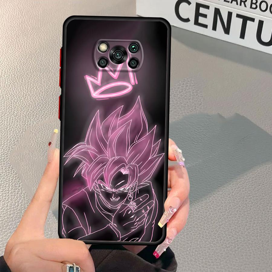 Dragon Ball Goku Comic Back Phone Cover Case for Xiaomi Poco X3 X4 X5 Pro M5s C40 F3 C50 C51 X3 NFC