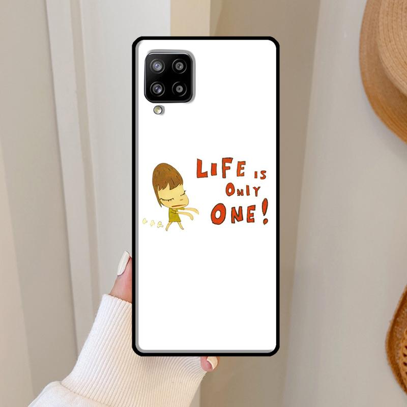 Japan Yoshimoto nara Cartoon Girl For Samsung Galaxy A14 A34 A54 A51 A71 A31 A12 A22 A32 A52 A50 A13 A33 A53 A73 Back Case