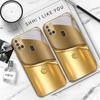 The letters of metal For Samsung A 31 32 A33 A34 35 14 A15 13 A16 25 A26 50 52 53 54 55 56 70 71 72 73 Golden glass phone case