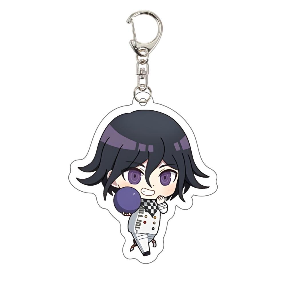Danganronpa Keychain Trigger Happy Havoc Anime Game Acrylic Badge Pendant Cosplay Accessories Cartoon Fans Collectible Gifts