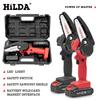 Rechargeable One-Handed Mini Electric Chainsaw for Woodworking and Gardening with Lithium Battery