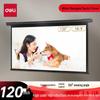 Deli Electric Remote Projection Screen