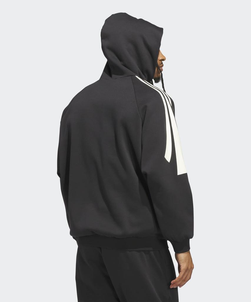 Basketball 3-Stripe Fleece Hoodie - Black / Jz7914