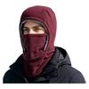 Cold-proof Warm Hood Hat Solid Color Ski Windproof Cap Simple Balaclava Cycling Cap  Cold Weather