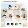 Luxury Throw Faux Fur Pet Blanket 100% Polyester Waterproof Warm for Dogs Travel In Winter Waterproof Pet Blanket
