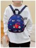 Cartoon Car Dinosaur Printed Backpack Oxford Fabric Texture For Use Nursery