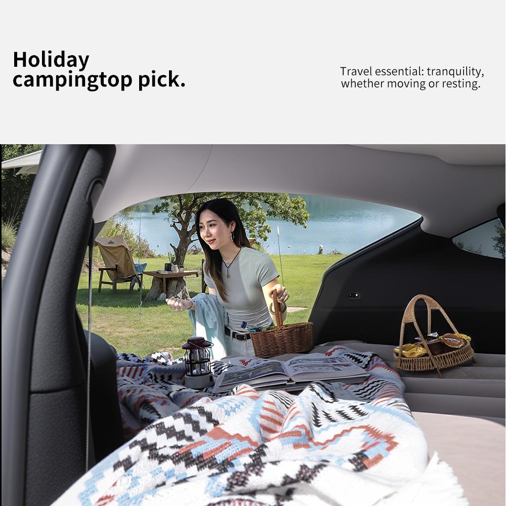 YZ For Tesla Model Y Juniper 2021-2026 Mattress Automobile Self-Inflating Mattress Travel Mattress Inflatable Camping Mattress