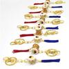 Korean Traditional Wooden Janggu Drum Keychain Set 10 Pieces