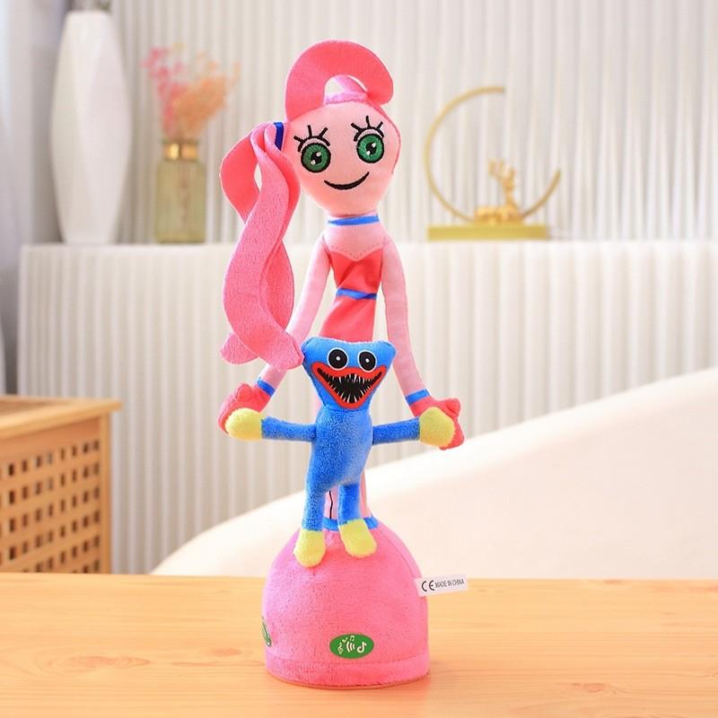 Plüschtier Rose Cow Rabbit Esel mit Tanz- und Sprachwiedergabe – Geschenk für Kinder