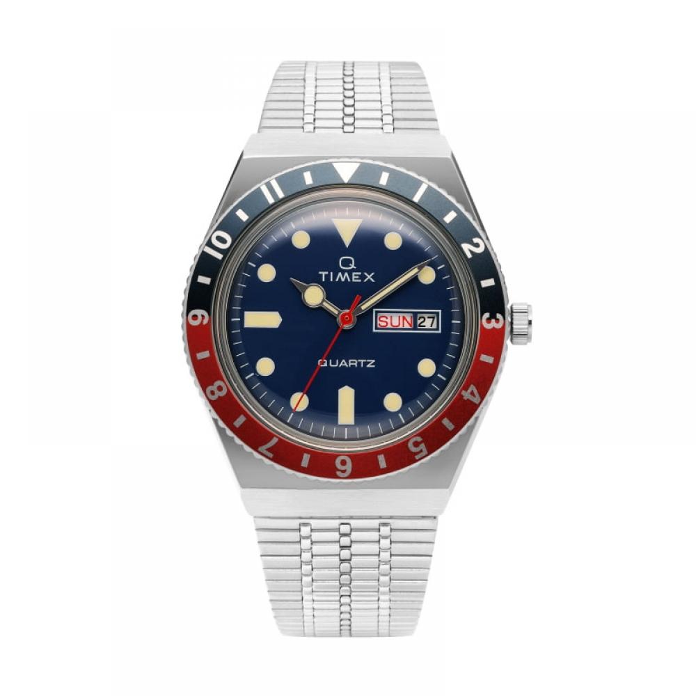 Timex Tw2t80700 Qtimax PepSi Reprint Retro Men S Metal Watch
