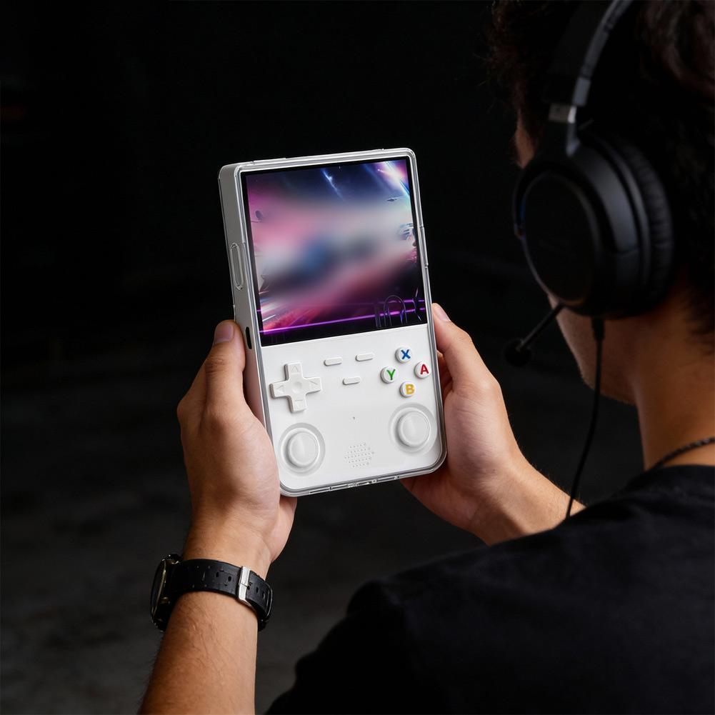 1 Pcs Shockproof Transparent Case For R36 Ultra Game Consoles Handheld Game Console Protective Case Accessories