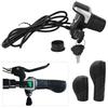 36V Electric Bike Bicycle Ebike Handlebar Twist Grip Throttle with LCD Display and Key Lock