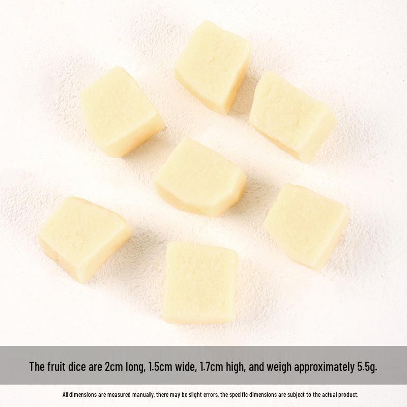 Miniature Fruit Cube Toys: Pitaya, Mango, Kiwi - Fruit Salad Platter Accessories