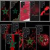 Morocco Flag Soccer Capa Phone Case For Samsung S26 Ultra S25 Edge Galaxy S23 S21 S20 S24 FE S22 S10 Plus Cover Clear TPU Shell